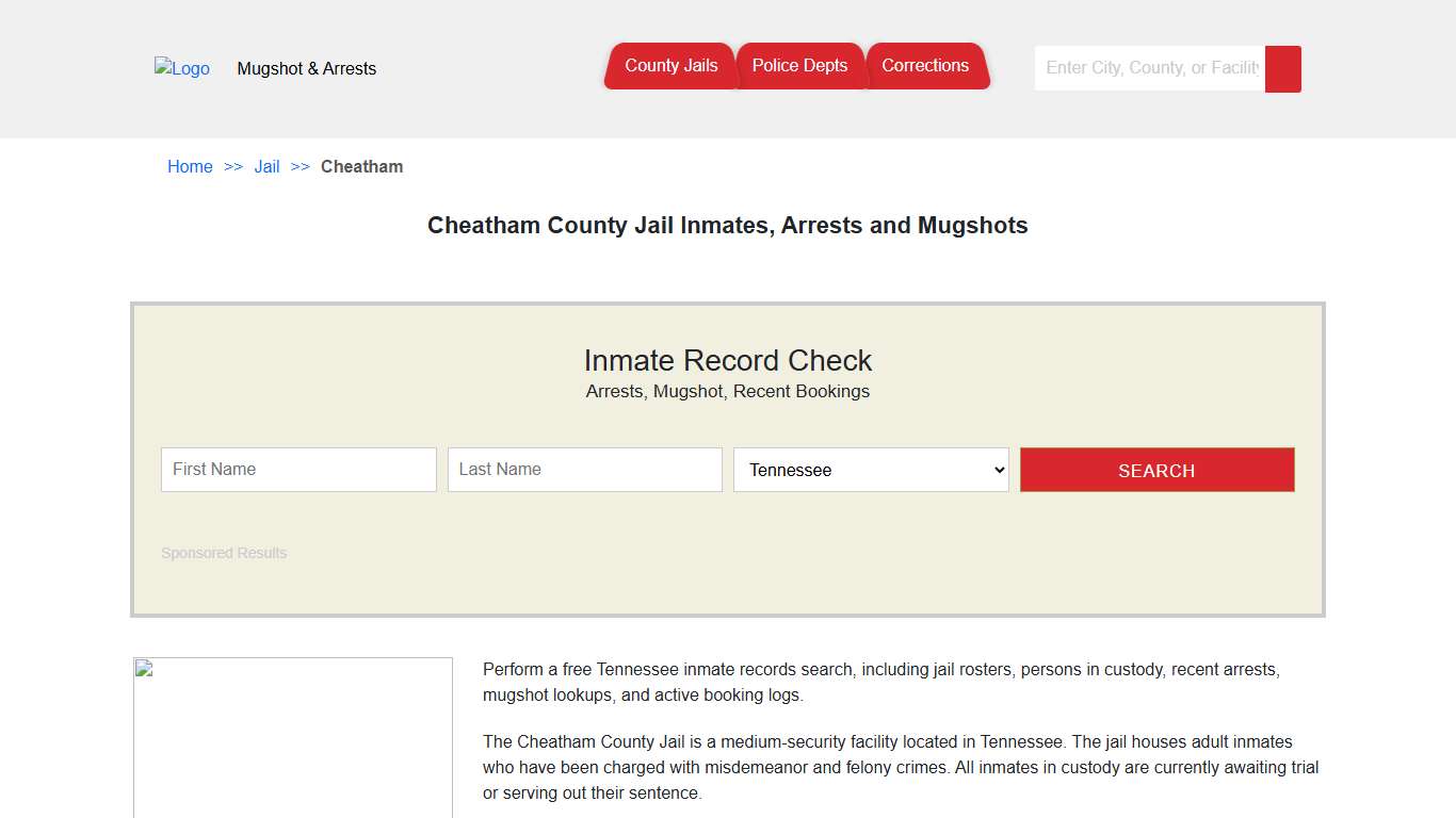 Cheatham County Jail Inmates, Arrests and Mugshots | Jail Roster Search